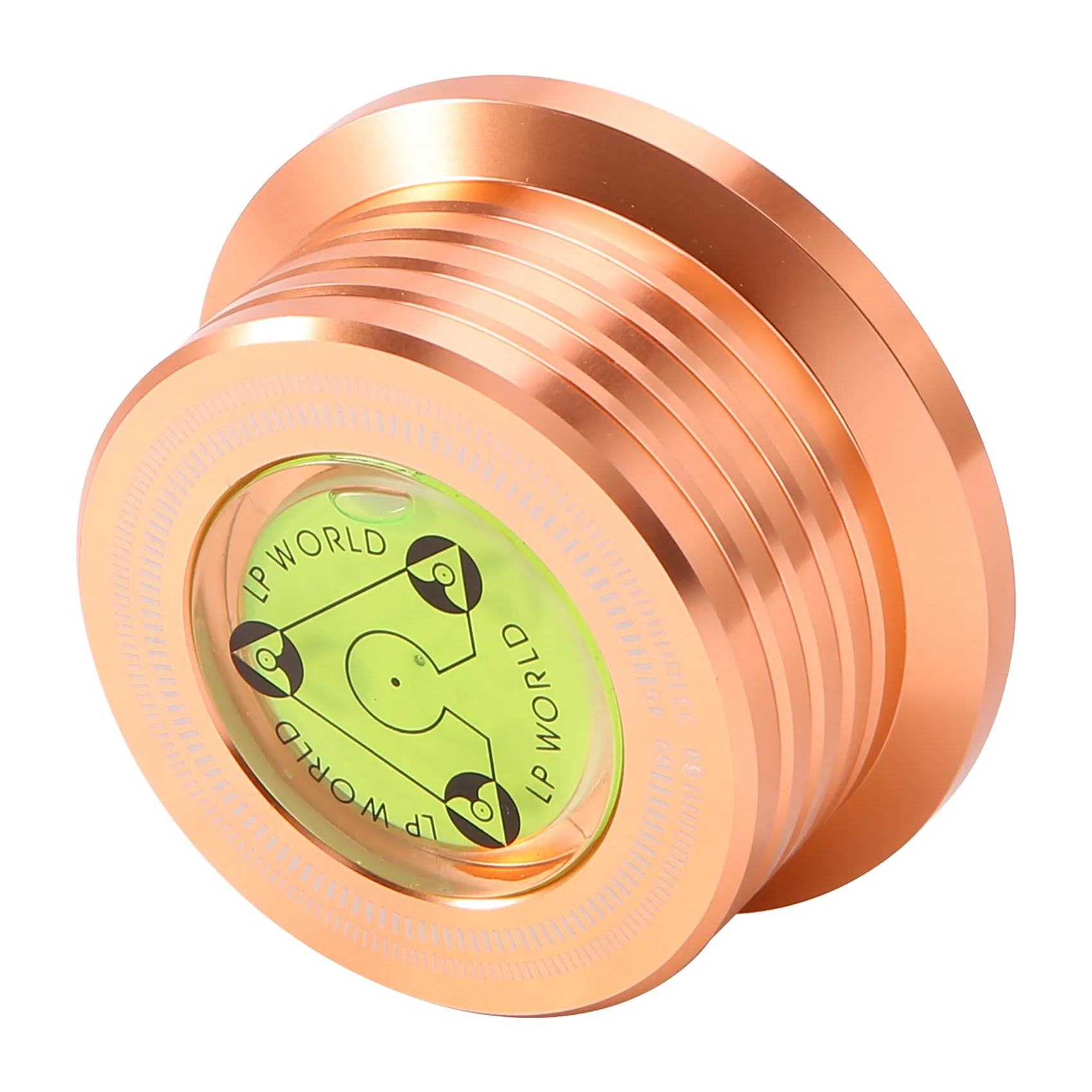 

Универсальный виниловый диск 60 Гц LP, стабилизатор поворотного стола, Алюминиевый зажим, розовое золото