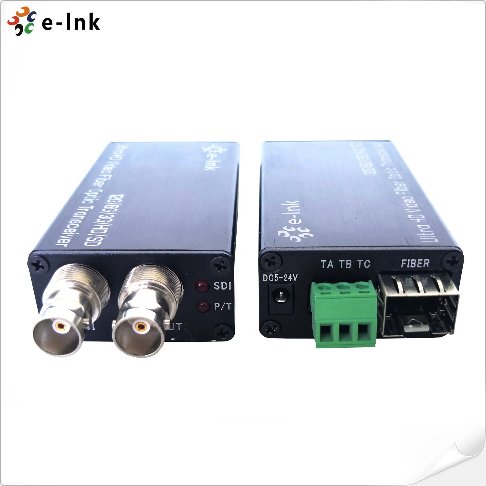 

12G-SDI to Fiber Converter with Tally Signal or Reverse RS485