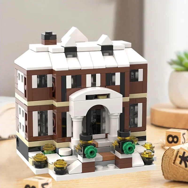 

Gobrick домашний самодельный дом набор с фигурками модель строительные блоки кирпичи развивающие игрушки для мальчиков детей Рождественский подарок