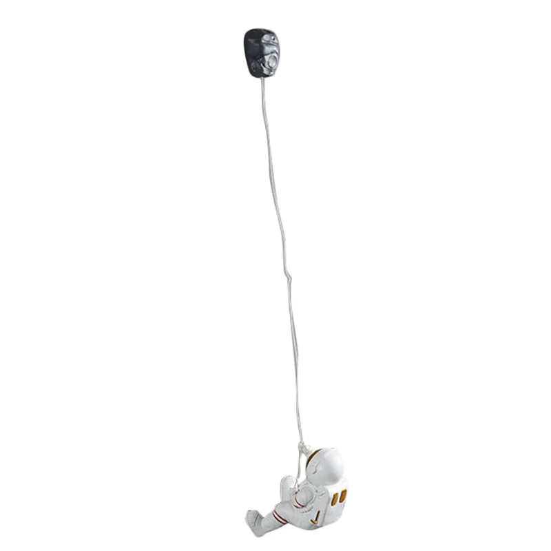 

1Pcs Resin Astronaut Figurines Spaceman Sculpture Astronaut Wall Sculpture Miniatures Cosmonaut Man Boy Birthday Gift