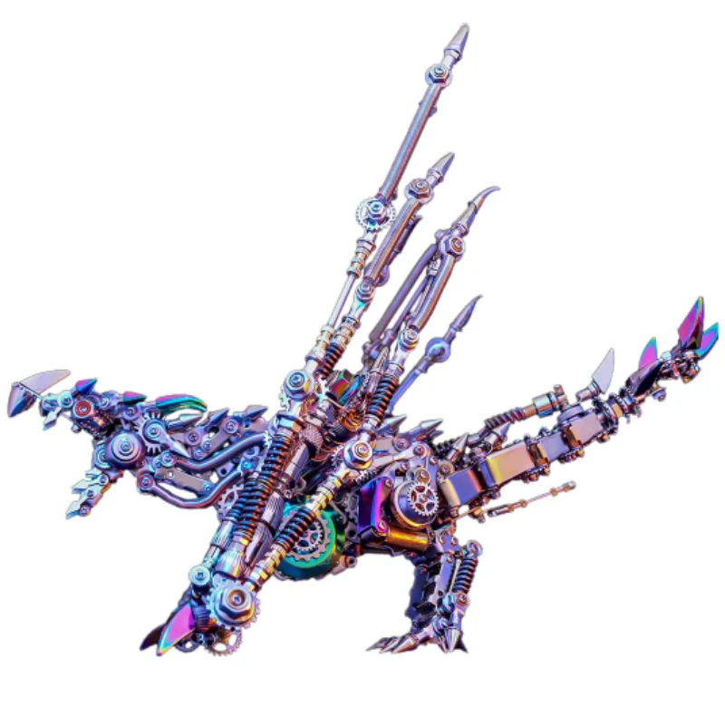 1391 шт. 3D стимпанк механическая модель западного духа Виvern дух дракона