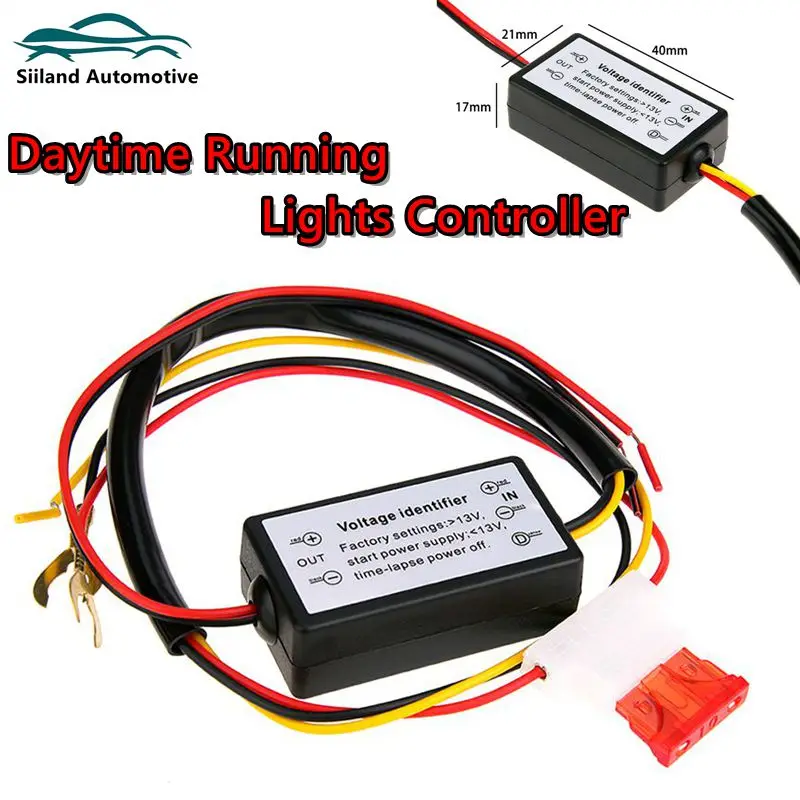 

Контроллер DRL, автомобильный светодиодный дневные ходовые огни, реле, диммер вкл./выкл., 12-18 В, контроллер противотуманных фар, линия задержки света