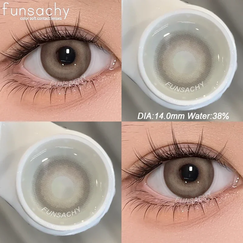 FUNSACHY 1 пара цветных линз для глаз Medusa зеленые контактные линзы красивые зрачки