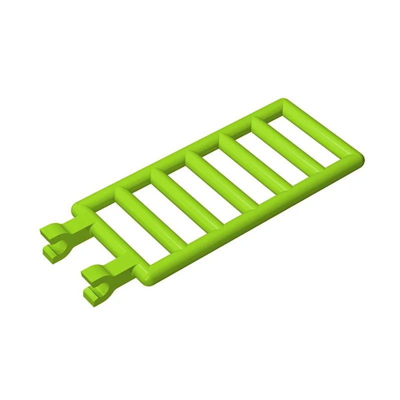 BZB 10Pcs MOC 6020 Bar 7x3 with Double Clips Ladder High-tech Assembly Building Blocks Parts Compatible Accessories Edu Kids Toy - купить по