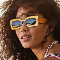 summer fashion square small frame wide leg sunglasses brand design anti ultraviolet uv400 hiking sunglasses for adultwomenmen