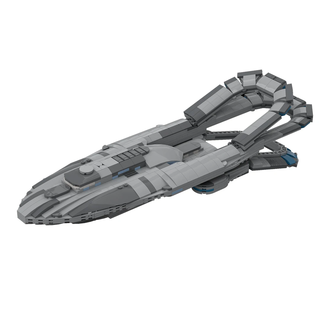 

Авторизованные строительные блоки MOC-117976 USS Space Wars, набор игрушек MOC (745 шт.)