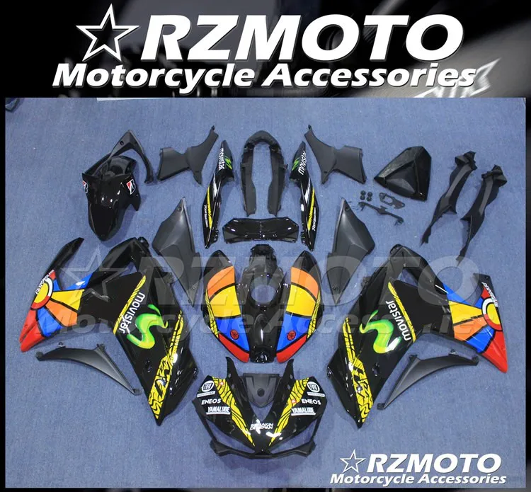 

New ABS Injection Mold whole Fairings kit Fit For YAMAHA YZF- R3 R25 2015 2016 2017 2018 15 16 17 18 19 Custom Movistar