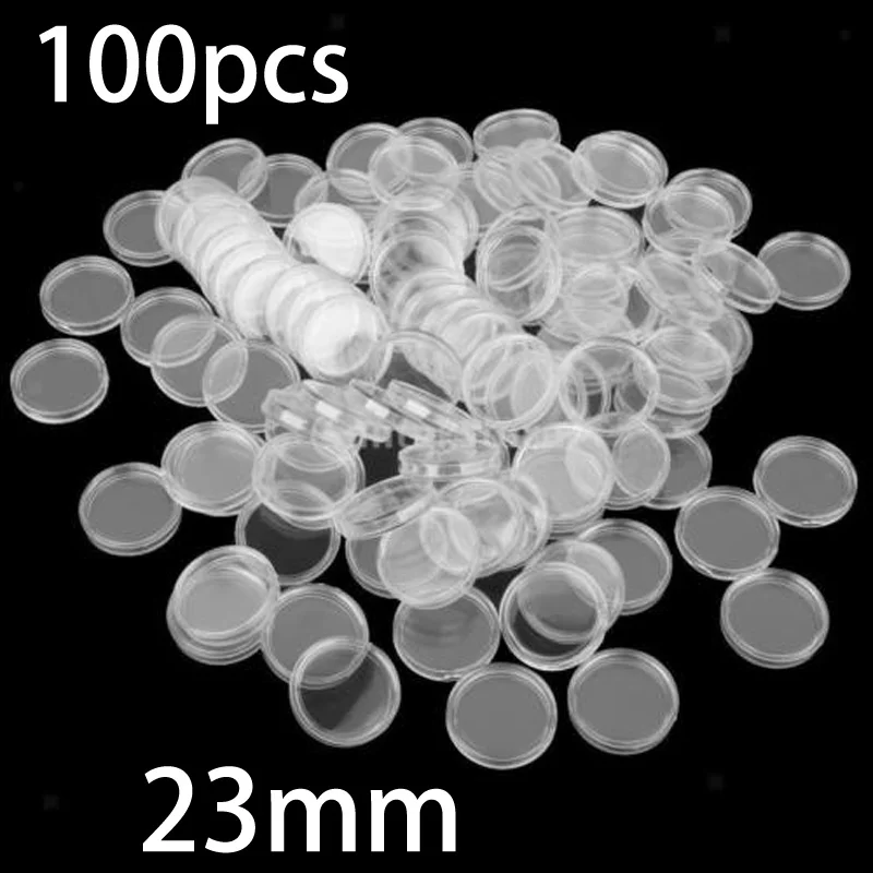 

Neatly trimmed edge Coin Capsule Protection Round Storage Supplies Use and carry Box High transparency coating