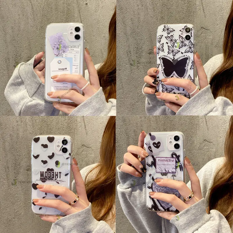 

INS Fashion love Heart Label Phone Case For Huawei Y6P Y9S Nova 3i 6SE 7SE 7i P40 Lite 5G Y6 Y7 Y9 Pro Prime 2019 Soft TPU Cover