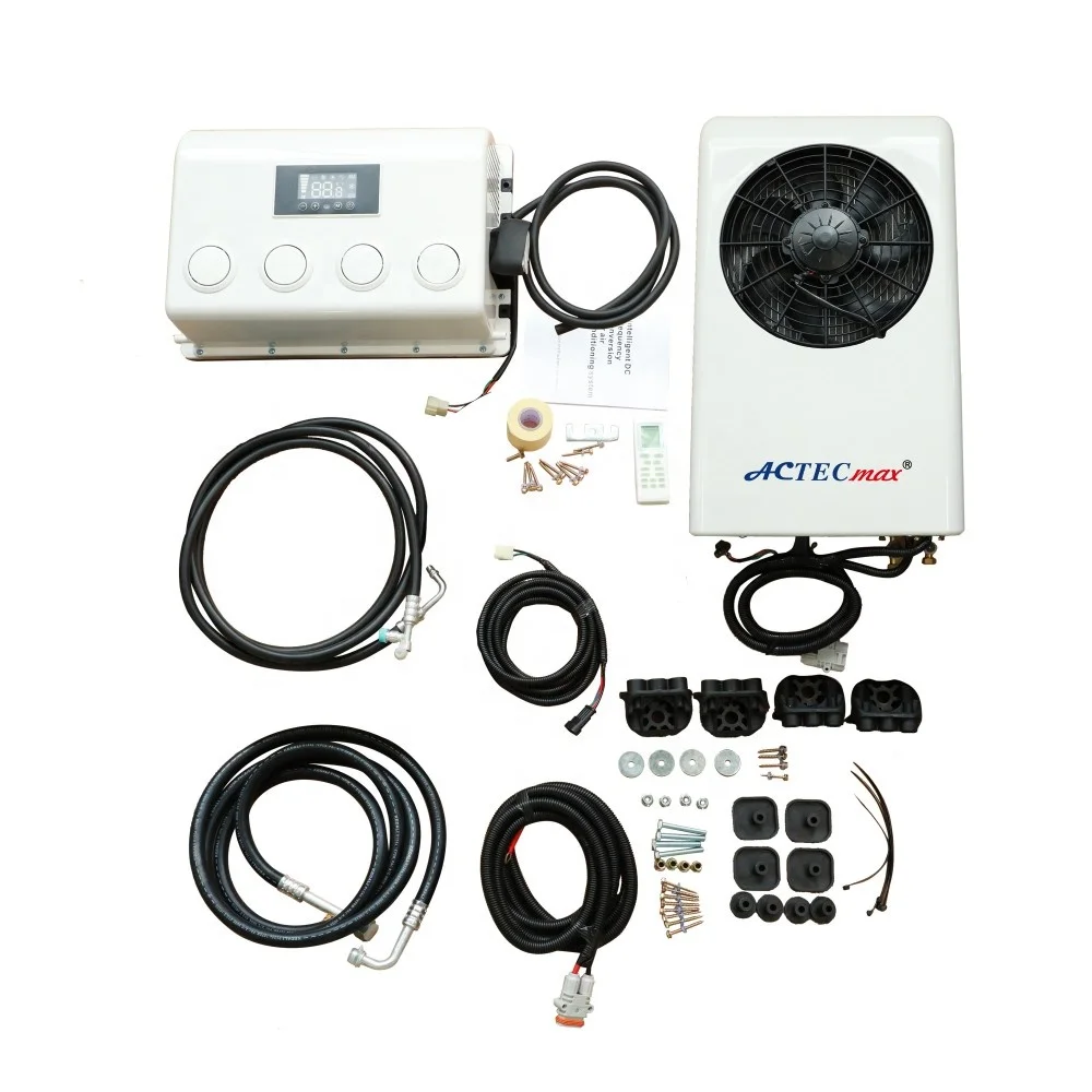 Фото Заводская цена ACTECmax Split White 12 В Потолочный кондиционер для грузовика AC.161.066 Автомобильный кондиционер для автофургона 24 В Парковочный охладитель 2000 Вт №3