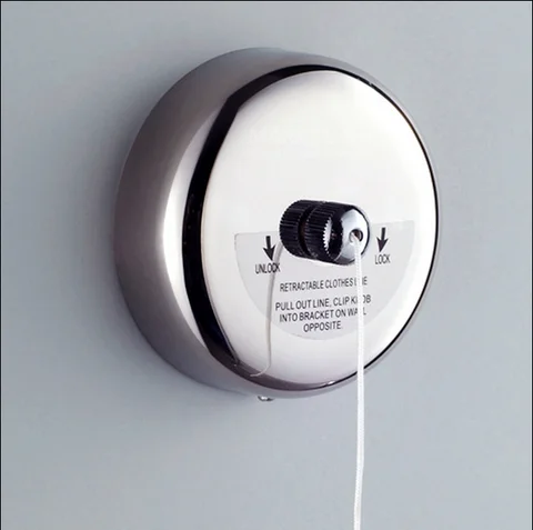 Портативная Выдвижная бельевая веревка из нержавеющей стали, 3 м - изображение