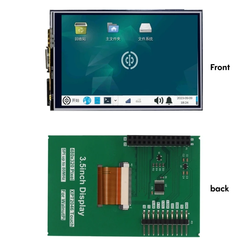 3 5-дюймовый дисплей для сенсорных экранов WalnutPi RPi 480x320 TFT ЖК-модуль