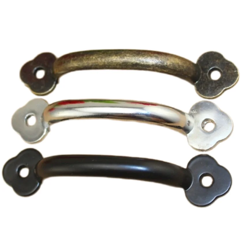 

Chinese Alloy Antique Drawer Handle,Vintage Wooden Box Handles,Cabinet,Storage Box Rose Handle,102*22mm,10Pcs