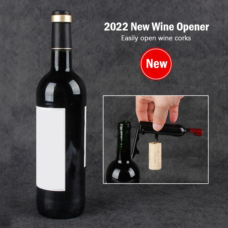 

Wine Accessories Foldable Wine Champagne Corkscrew Bottle Shaped Corkscrews Multifunctional Beer Opener Magnet for Refrigerator