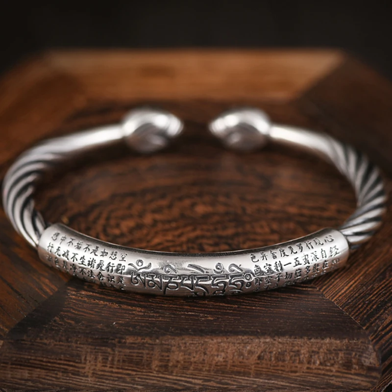 

Оригинальный дизайн, серебристые бриллиантовые шесть слов, мужские и женские оригинальные Ретро парные мужские ювелирные тенденции