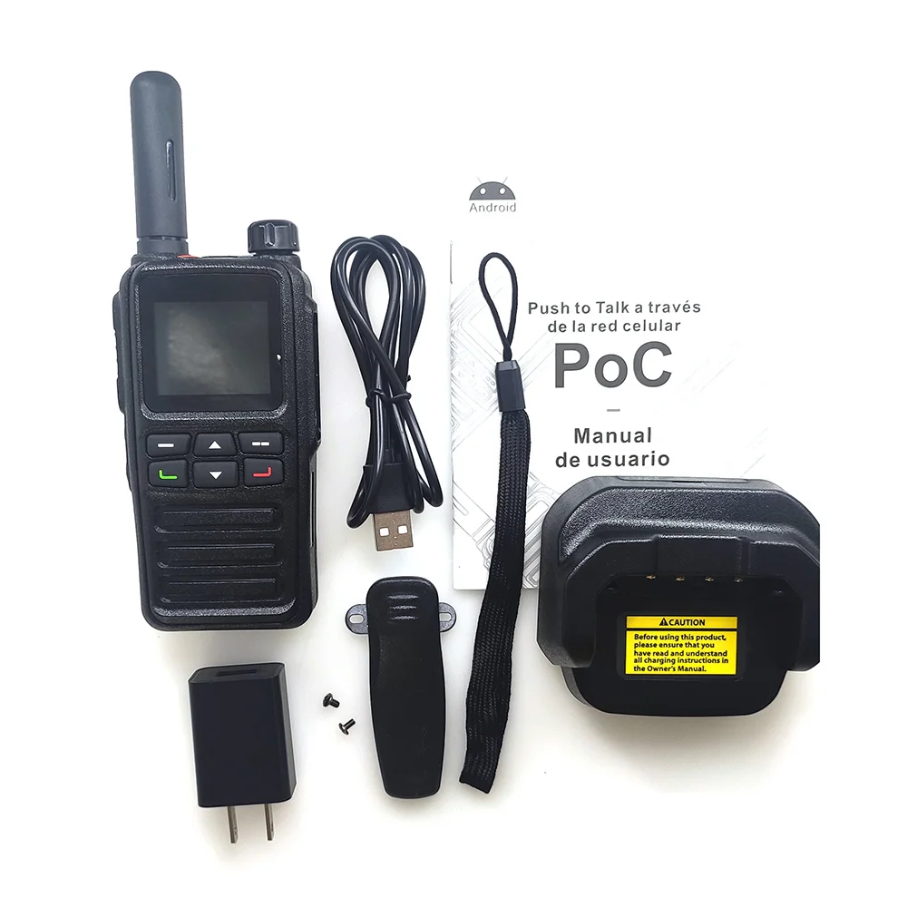 ANYSECU HD-720A Unlocked Android Radio Work with Zello / Real PTT /Walkie Fleet Wifi Radio 500KM Talk Range Waterproof