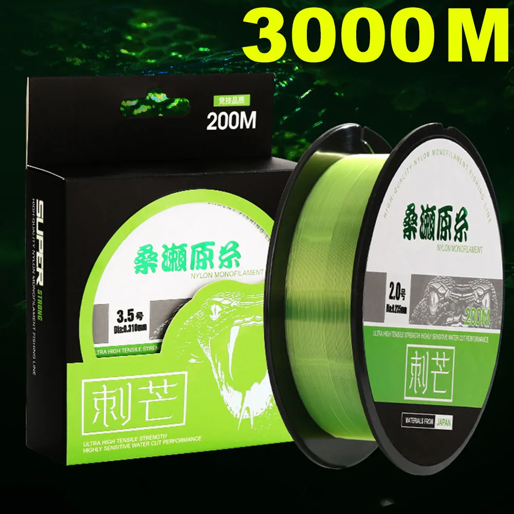 

ThornsLine 3000M Nylon Fishing Line From Japan Super Strong Nylon 5-30LB Monofilament Fishing Line Carp Fishing pesca