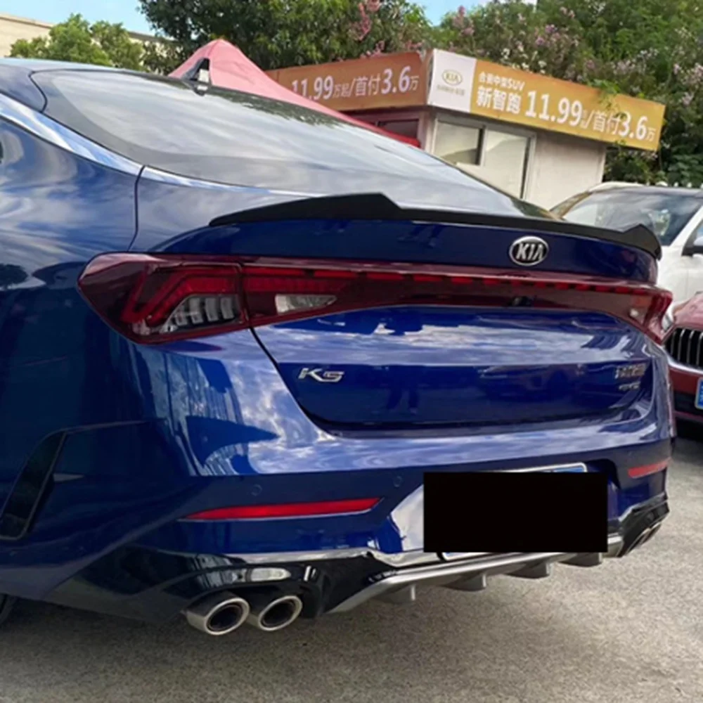 Фото Для 20, нового Kia K5 Kaiku модифицированного горизонтального давления, лопасть заднего крыла, неперфорированный спойлер, заднее крыло №2