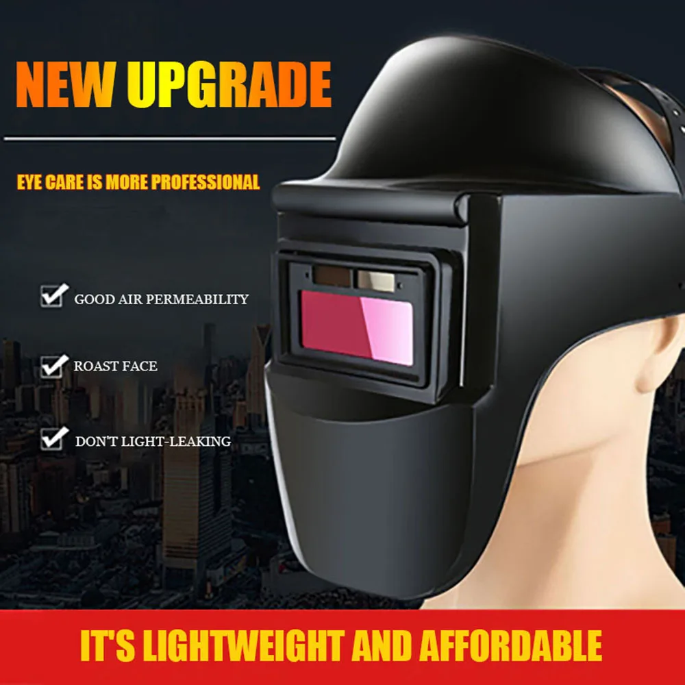 

Welding Helmet Welder Mask Chameleon Large View True Color Solar Power Auto Darkening Welding Mask For Arc Weld Grind Cut