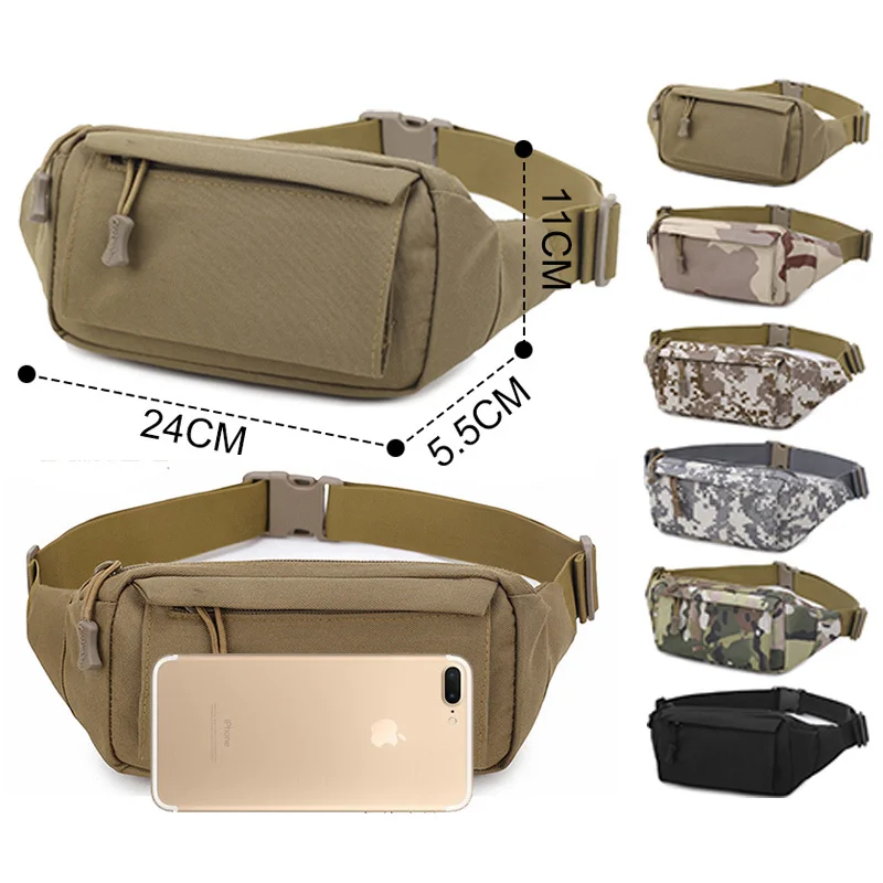 Waists Pouch Cloth Waterproof Bag Phone Shoulder For High Fanny Bags Belt Bag Oxford Pack Waist Male Men Tactical Quality Men's