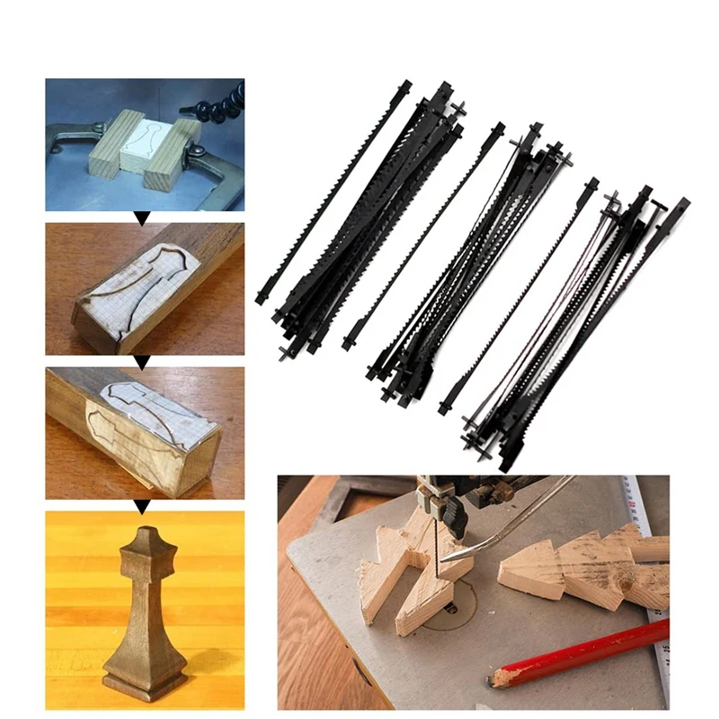 Полотно прокрутки для пилы 5-дюймового ассортимента контактов 48 упаковок Wen 3921 Delta