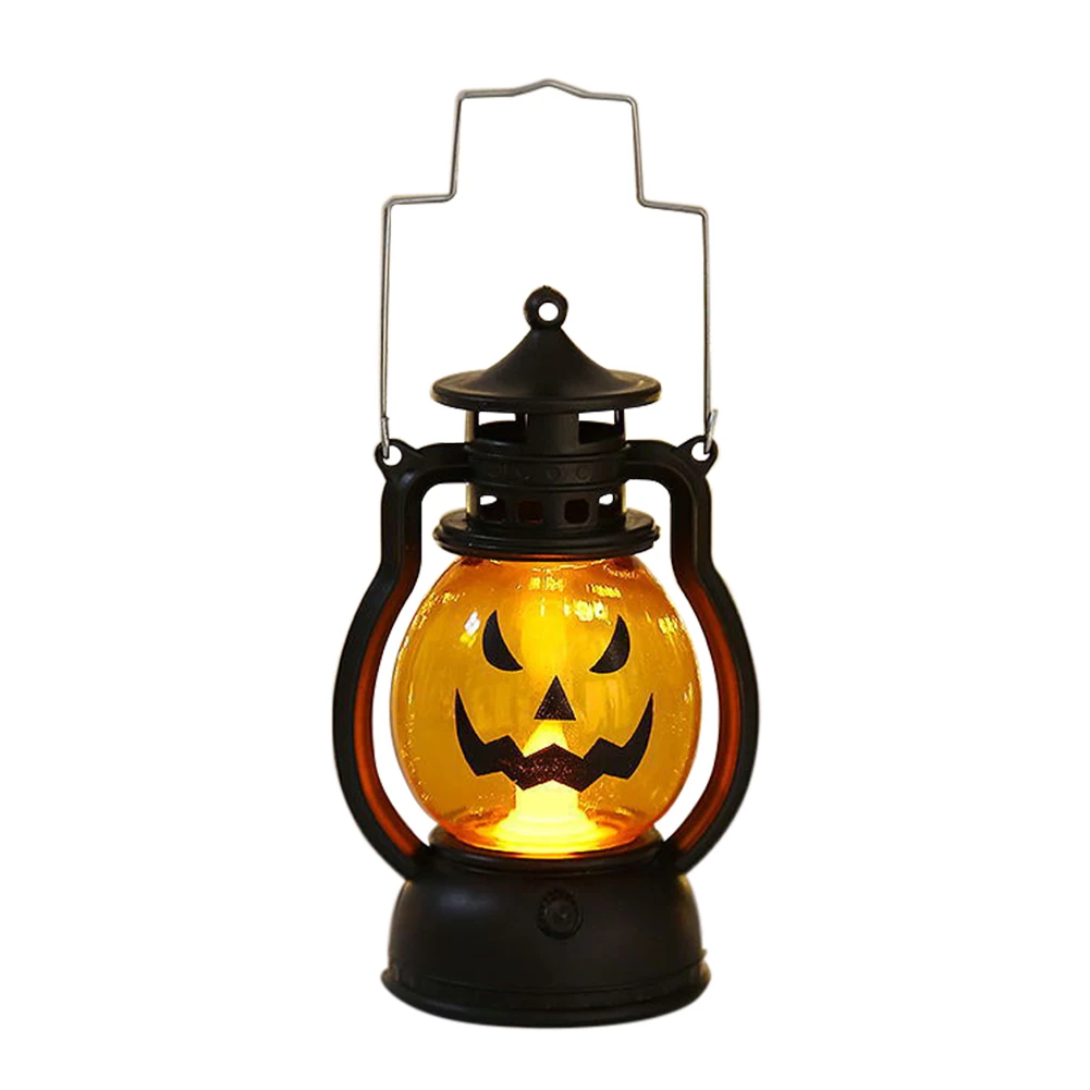 Светодиодная масляная лампа для Хэллоуина 2021 тыквенная ламсветильник
