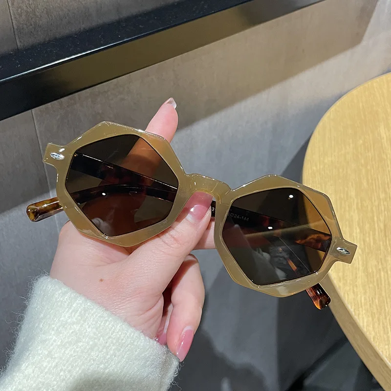 Солнцезащитные очки LeonLionPolygon для женщин и мужчин стильные роскошные брендовые