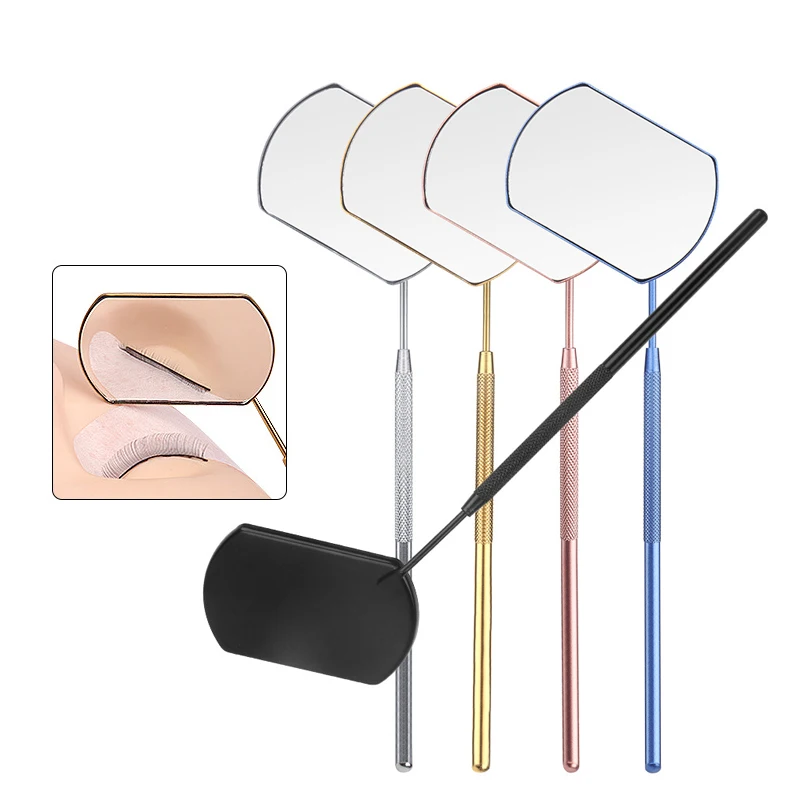 

1pcs for Checking False Eyelashes Extension Makeup Tool Eyelash Mirror Large Makeup Mirror Magnifying Beauty Long Handle Mirror