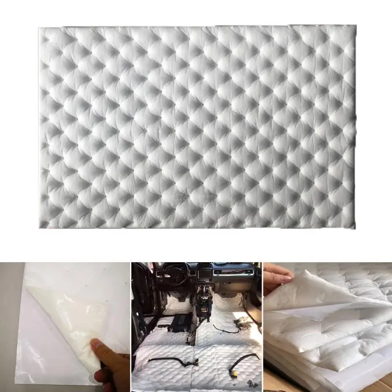 

50x80cm Car Sound Proofing Deadener Foam Self Adhesive Automobile Interior Accessories Heat Insulation Soundproof Mat