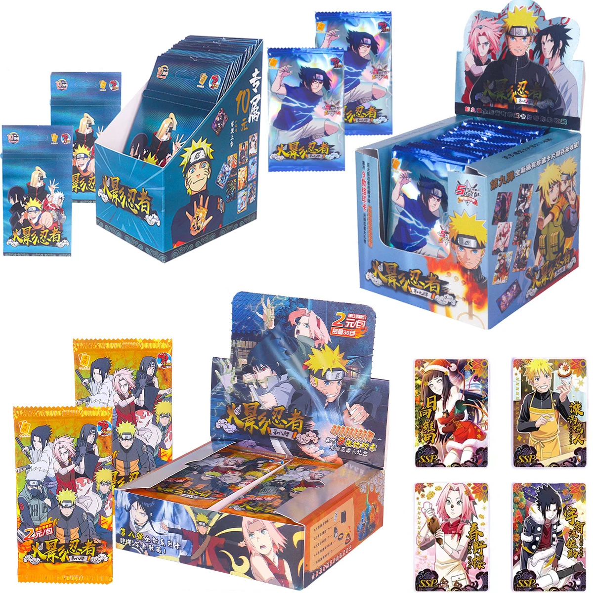 

Naruto Haruno Sakura Deidara Jiraiya Haruno Sakura Collector's Edition diamond flash hot stamping flash card anime figure gift