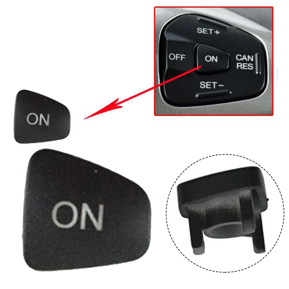 

Black Plastic Steering Wheel Buttons Cruise Control ON Button For Ford Escort Fiesta Ecosport 2013 Direct Replacement