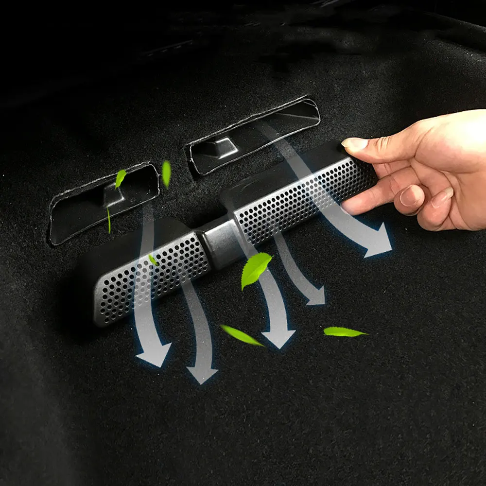 

2 шт./компл. Чехол для автомобильного воздуховыпускного отверстия для Skoda Kodiaq 2016 2017 2018, заднее сиденье под заднее сиденье автомобиля, искусственная сеть