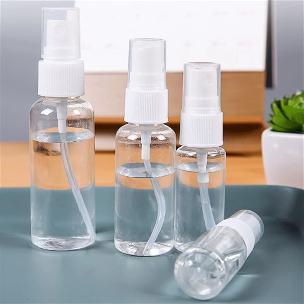 

30ml/50ml/100ml Transparent Empty Spray Bottles Portable Refillable Container Empty Cosmetic Containers Wholesale