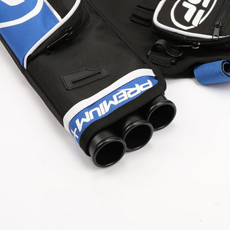 Колчан для стрел с тремя трубками Регулируемый на поясе изогнутого лука охоты и