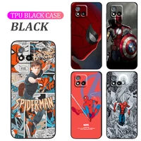 avengers spiderman phone case for realme q3s gt q3 c21y c20 c21 v15 x7 v3 v5 x50 q2 c17 c12 c11 pro 5g tpu cover
