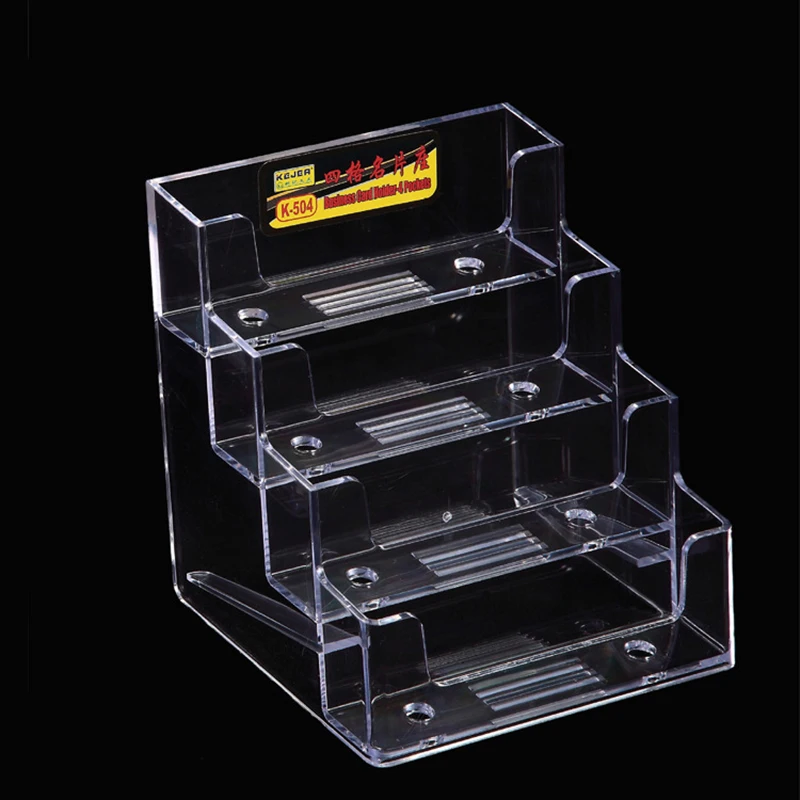 

Business Card Holder Card Holder Horizontal Placement Large Capacity Desktop Business Card Holder Office Supplies
