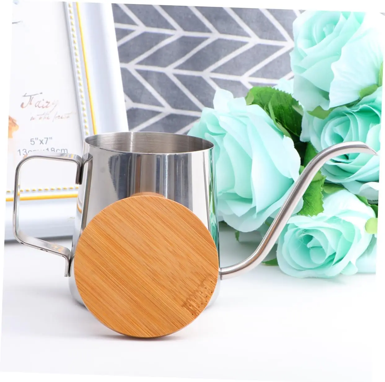 Чайник из нержавеющей стали кофейник с фильтром на шее