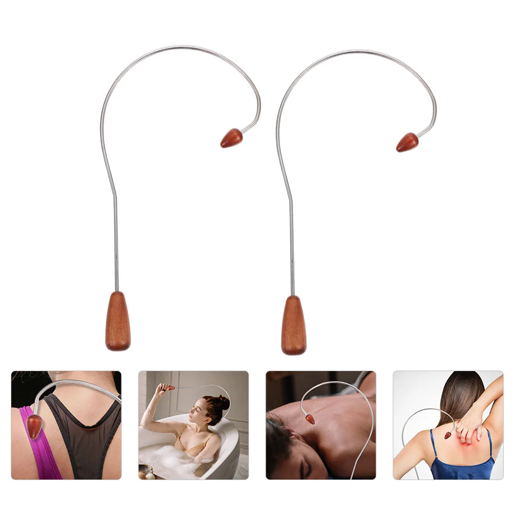 

2Pcs Practical Portable Convenient Delicate Body Massagers Sticks Back Massagers for Home