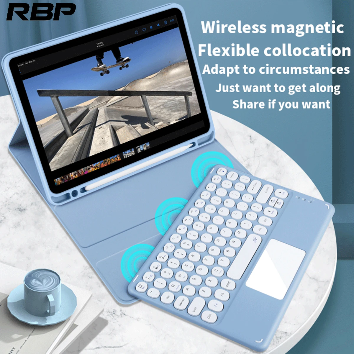 

keyboard Wireless Mouse Magic For iPad Pro 11 Case 2021 2020 Air 4 10.2 9th 8th Generation case Mini 6 Air 2 bluetooth keyboard