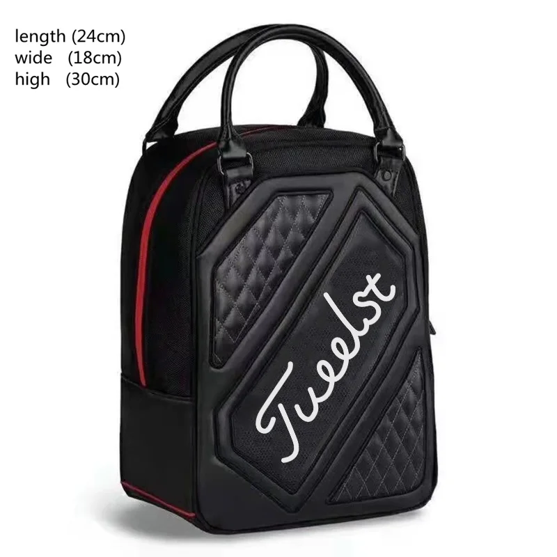 

Golf Bag Two Zippers Independent Space Multifunctional Golf Clutch Golf Supplies Hand Bag Golf Shoe Bag Golf Boston Bag