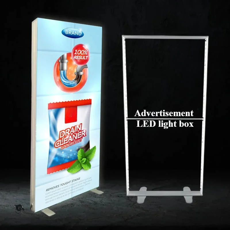 Коммерческая доска для рекламных щитов портативная алюминиевая рама