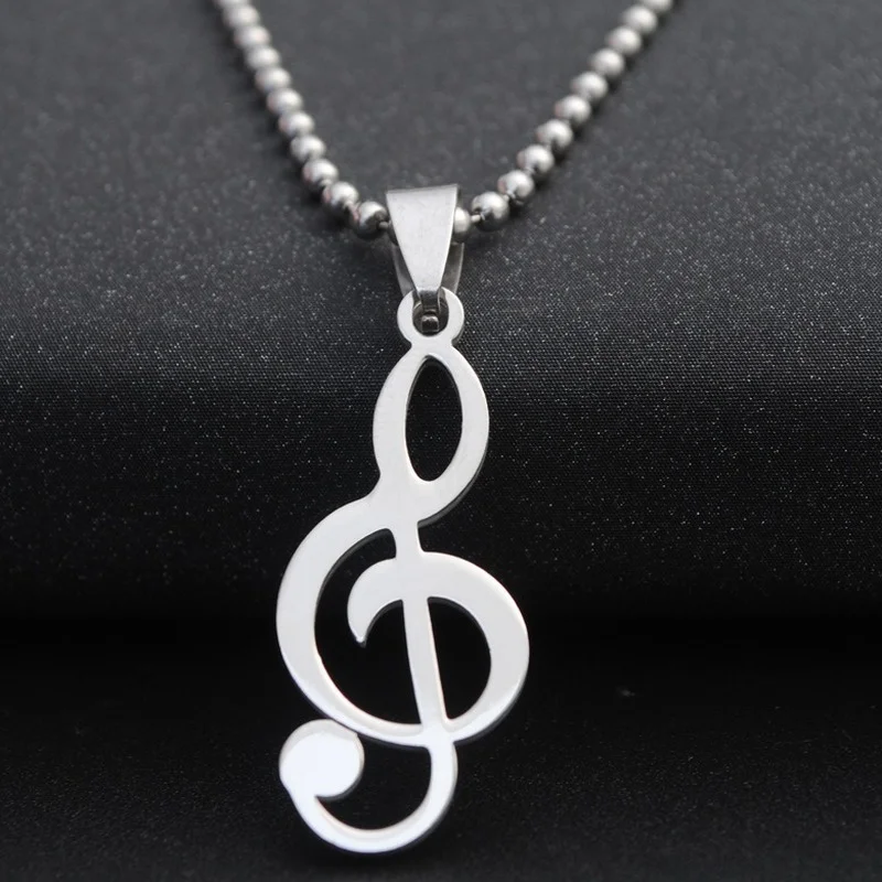 

New Jewelry Men's Necklace Titanium Steel Pendant Stainless Steel Korean Version Long Necklace Girls Sweater Chain
