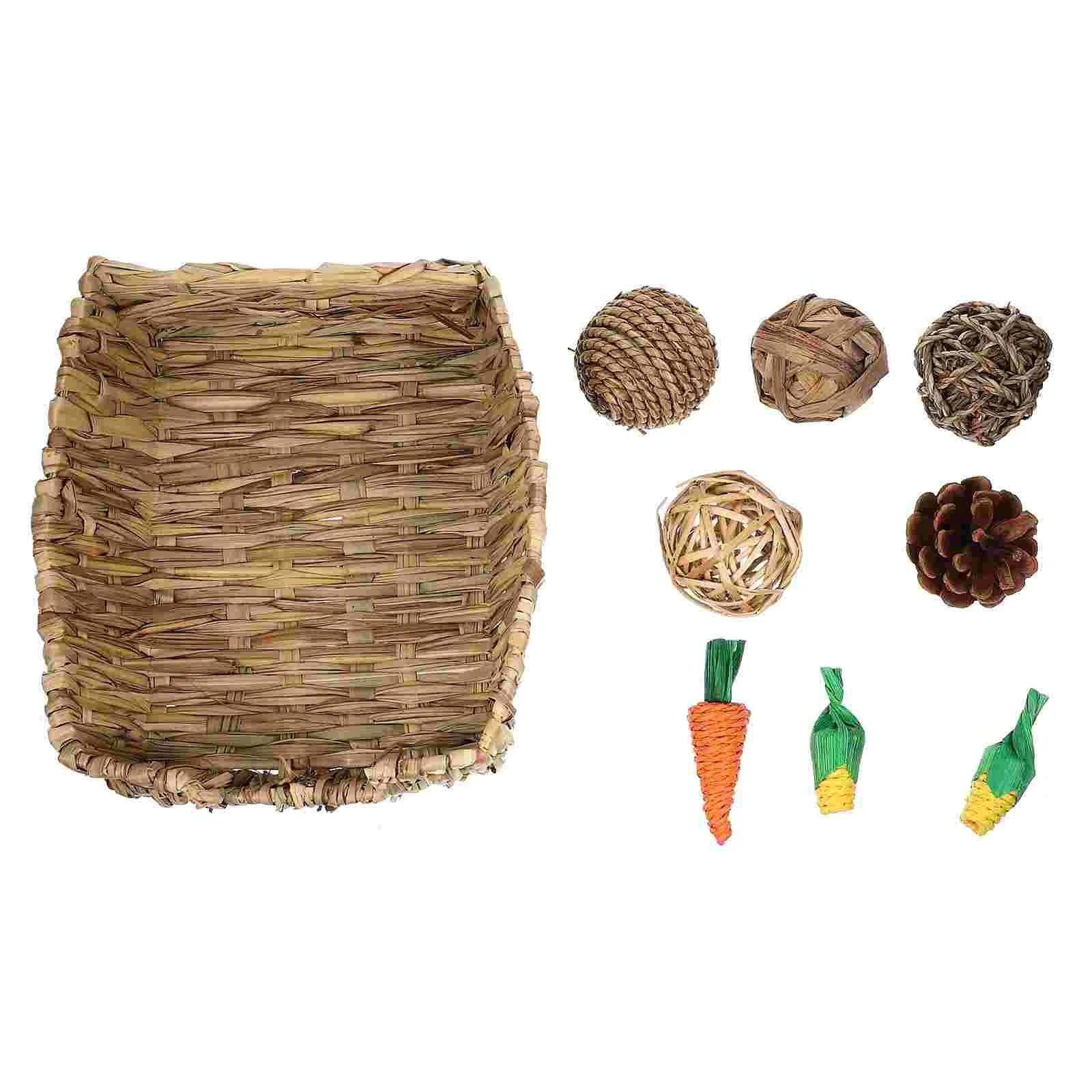 

Toys Bunny Rabbit Bedguinearabbits Stuff Chinchilla Cage Accessories Chew Teeth Bedding