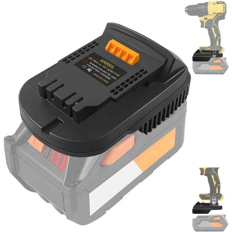 Адаптер батарей Ridgid AEG 18V к DeWalt 18-20V