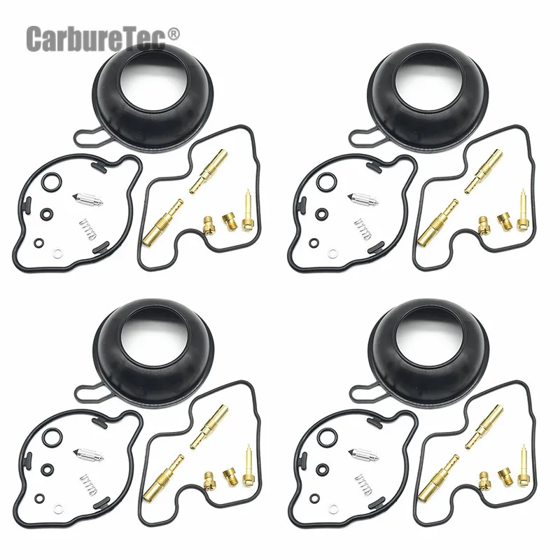 Набор для Ремонта Карбюратора HODNA CBR600F2 1991 1992 1993 CBR 1994 F2, прокладка карбюратора, поплавковый клапан, игольчатая диафрагма, 4 набора