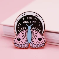 you will find the light moth butterfly brooch metal badge lapel pin jacket jeans fashion jewelry accessories gift