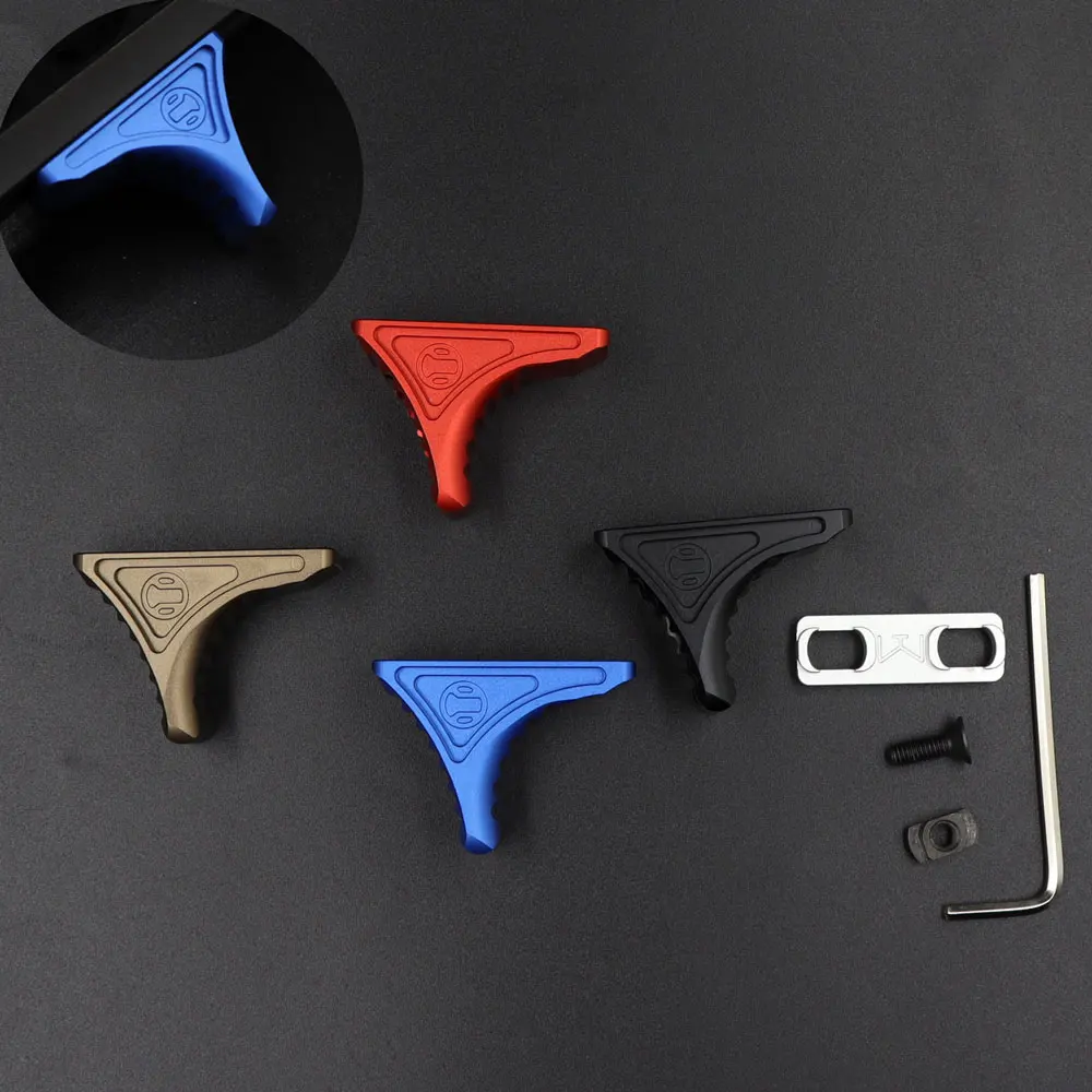 

CNC Metal Hand Stop M-LOK Indexer Finger Stop Mini for Gel Blaster Airsoft AEG GBB Weapon MK4 MK8 MK16 M-lok Handguard Rai