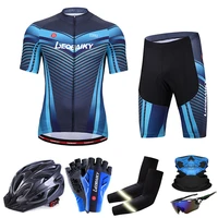 quick dry pro cycling jersey set summer mountain bike sports wear bicycle clothing mtb riding suit maillot ciclismo short sleeve