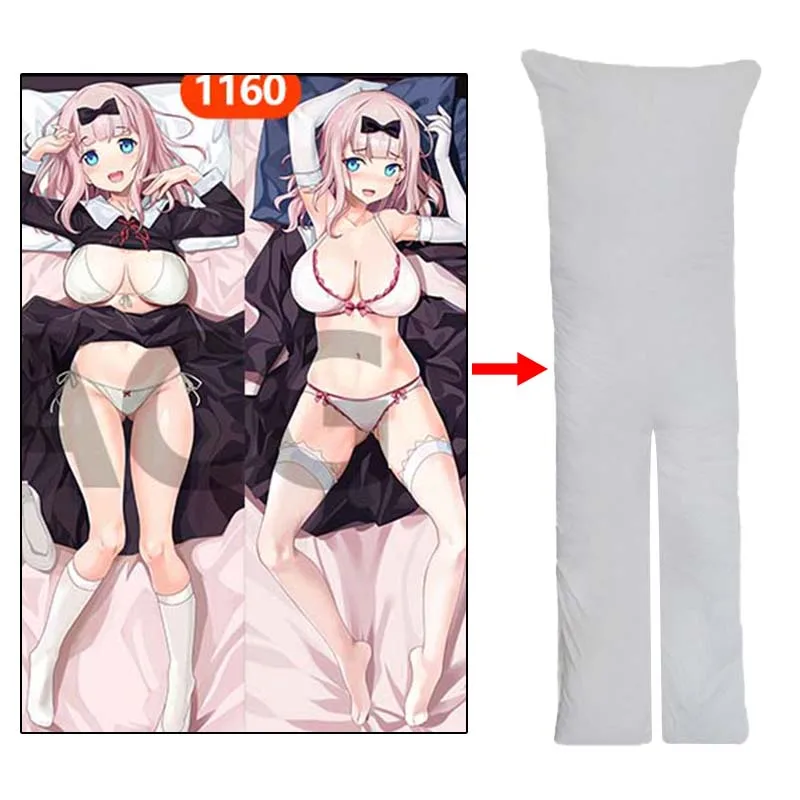 Kaguya-sama: Love Is War Fujiwara Chika, раздельные дужки дакимакура с кольцом, секс, женская, двухсторонняя подушка для тела Waifu, реквизит для косплея Kaguya-sama: Love Is War Fujiwara Chika, раздельные дужки дакимакура с кольцом, секс, женская, двухсторонняя подушка для тела Waifu, реквизит для косплея