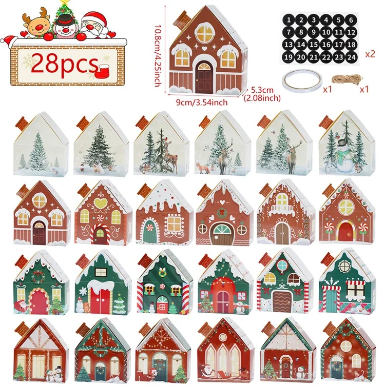 

Рождественская коробка для подарков QIFU